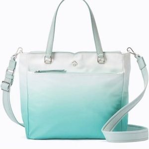 Kate Spade Jae Degrade Medium Satchel NWT Fijigreen